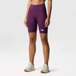 THE NORTH FACE W FLEX 8IN TIGHT BLACK, X Small, Regular