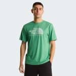 THE NORTH FACE M 24/7 S/S TEE LOGO GRA Dimmed A, Medium