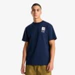 THE NORTH FACE M TNF CEL RX SS TEE SUMMIT NAVY, Large