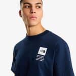 THE NORTH FACE M TNF CEL RX SS TEE SUMMIT NAVY, Large - Image 3