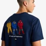 THE NORTH FACE M TNF CEL RX SS TEE SUMMIT NAVY, Large - Image 4