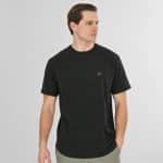 REBASE T-SHIRT WITH CURVED HEM AND BUDGE