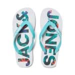JACKJONES JFWLOGO PALM PRINT FLIP FLOP