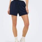 ONLY ONPFREI EMBR HW SWEAT SHORTS