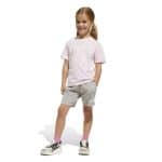 ADIDAS KIDS LK LIN T-SET        CLPINK/WHITE - Image 4