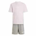 ADIDAS KIDS LK LIN T-SET        CLPINK/WHITE - Image 8