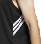 ADIDAS 3-STRIPES TANK      BLACK/WHITE - Image 3
