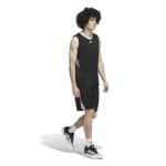 ADIDAS 3-STRIPES TANK      BLACK/WHITE - Image 5