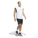 ADIDAS BOS SHORT           BLACK/WHITE - Image 5