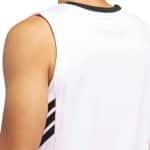 ADIDAS 3-STRIPES TANK      WHITE/BLACK - Image 4