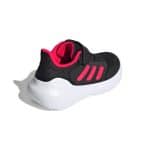 ADIDAS Tensaur Run 3.0 EL  CBLACK/LUCRED/FTWWHT - Image 4