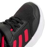 ADIDAS Tensaur Run 3.0 EL  CBLACK/LUCRED/FTWWHT - Image 7