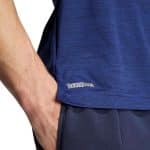 ADIDAS TECHESS TEE         DKBLUE/LEGINK - Image 4