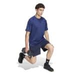 ADIDAS TECHESS TEE         DKBLUE/LEGINK - Image 5