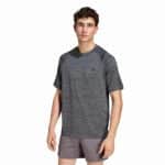 ADIDAS TECHESS TEE         BLACK/GREFIV