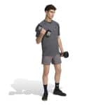 ADIDAS TECHESS TEE         BLACK/GREFIV - Image 5