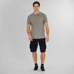 Rebase Mens Cargo Black Shorts Anthracite - Image 4