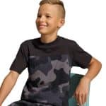 ADIDAS J  CAMO T           BLACK/CARBON - Image 5