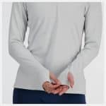 NEW BALANCE ΜΠΛΟΥΖΑ SPORT ESSENTIALS SPACE DYE QUARTER ZIP - Image 3
