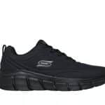SKECHERS Debossed Lace Up Pu Sneaker