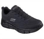 SKECHERS Debossed Lace Up Pu Sneaker - Image 3