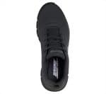 SKECHERS Debossed Lace Up Pu Sneaker - Image 4
