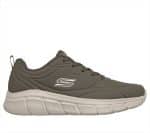 SKECHERS Debossed Lace Up Pu Sneaker