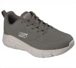 SKECHERS Debossed Lace Up Pu Sneaker - Image 3