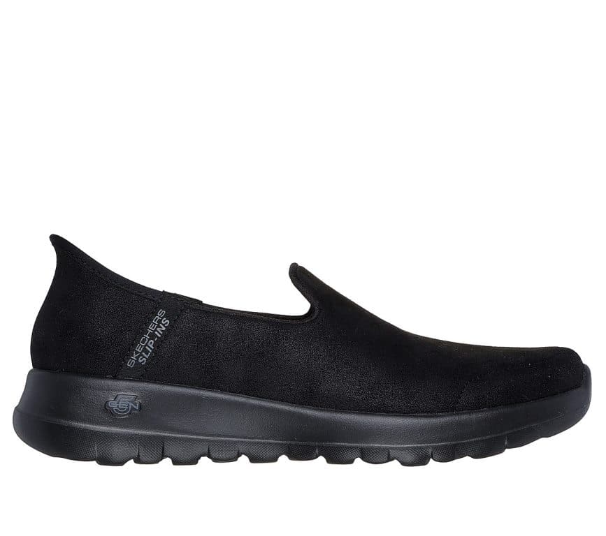 124665-BBK.jpg SKECHERS Leather Tex Slip-Ins - Image 1