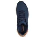 SKECHERS Durabuck with Suede Mustache Lace Up Fashion Sneaker - Image 3