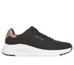 SKECHERS Durabuck with Metallic Trim Lace Up Fashion Sneaker