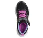 SKECHERS Glitter Upper Mesh Lighted Sneaker W/ Gore  Strap - Image 4