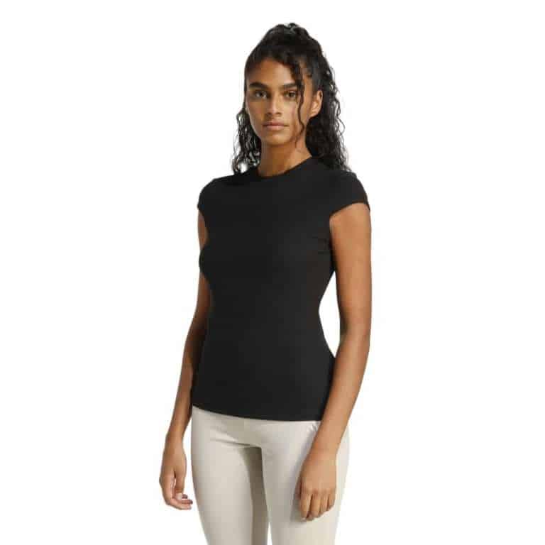 JZ0278.jpg ADIDAS W COQ TEE BLACK - Image 1