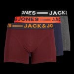 JACKJONES JACLICHFIELD TRUNKS 3 PACK NOOS