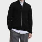 JACKJONES JJMILANO STITCH HIGH NECK CARDIGAN