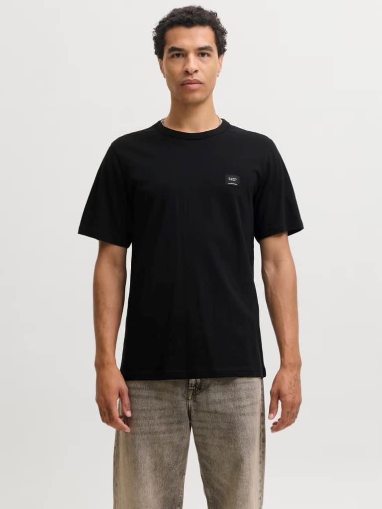 12298439-CN10.jpg JACKJONES JJCLEVELAND TEE SS CREW NECK SN - Image 1
