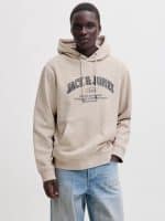 JACKJONES JJEDENVER LOGO SWEAT HOOD SN