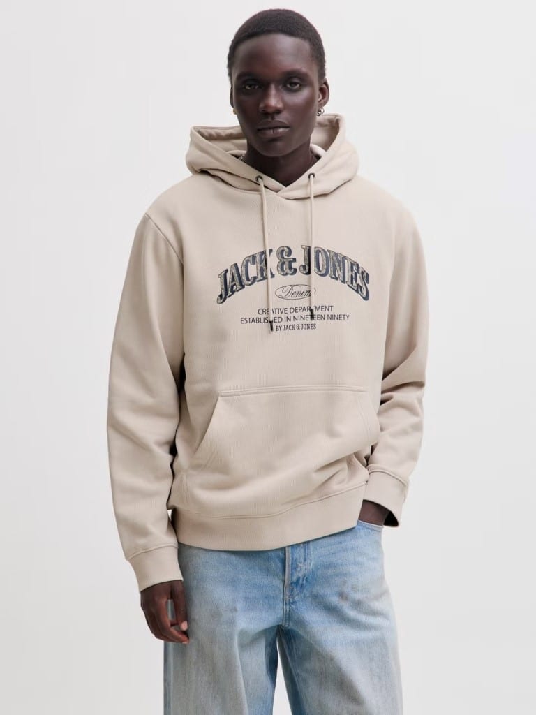12298730-130000.jpg JACKJONES JJEDENVER LOGO SWEAT HOOD SN - Image 1