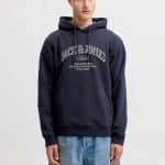 JACKJONES JJEDENVER LOGO SWEAT HOOD SN