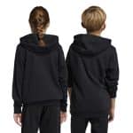 ADIDAS U BL HOODIE         BLACK/WHITE - Image 2