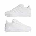 ADIDAS HOOPS CLASSIC J     FTWWHT/FTWWHT/GRETWO - Image 9
