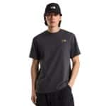 THE NORTH FACE U STONE LOGO RLX SS TEE ANTHRACITE