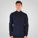 REBASE KNITTED HALF-ZIP SWEATER