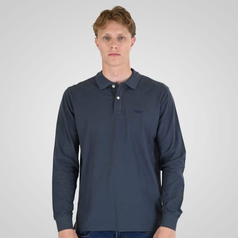 RPS-3091-SBLUE.jpg REBASE POLO T-SHIRT LONG SLEEVE - Image 1