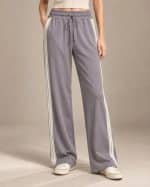 EMMA  ASHLEY  WIDE LEG JOGGER PANTSWITH STRIPES