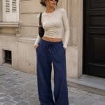 EMMA  ASHLEY  WIDE LEG JOGGER PANTS