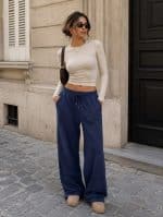 EMMA  ASHLEY  WIDE LEG JOGGER PANTS