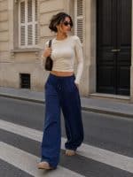 EMMA  ASHLEY  WIDE LEG JOGGER PANTS - Image 3
