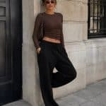 EMMA  ASHLEY  WIDE LEG JOGGER PANTS