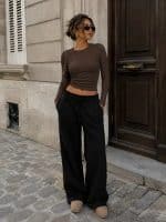 EMMA  ASHLEY  WIDE LEG JOGGER PANTS - Image 4